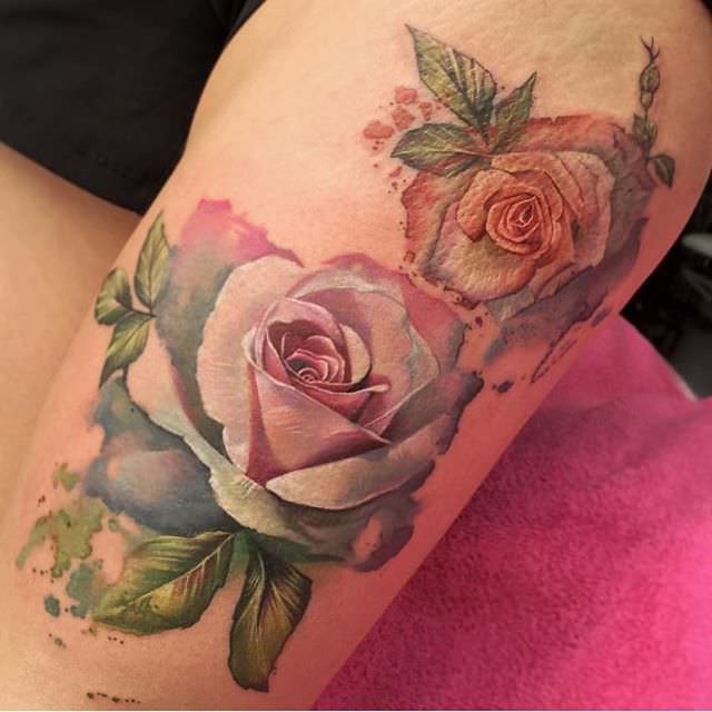 Rose Tattoo Ontwerpen & Hun betekenis