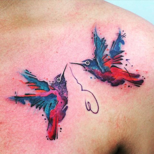 Kolibrie Tattoo Ontwerpen &hun betekenis