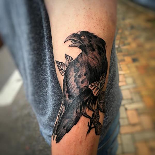Crow Tattoo Ontwerpen > Hun betekenis