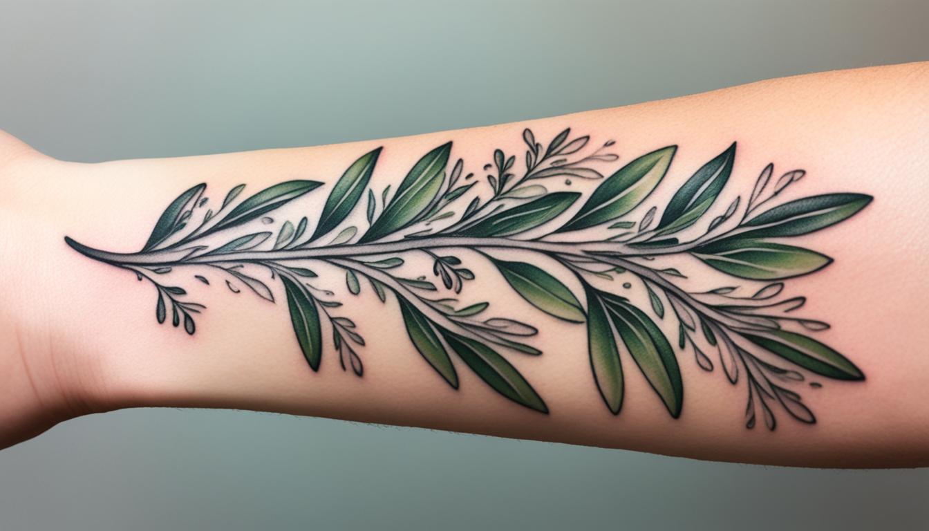 olijftak tattoo betekenis