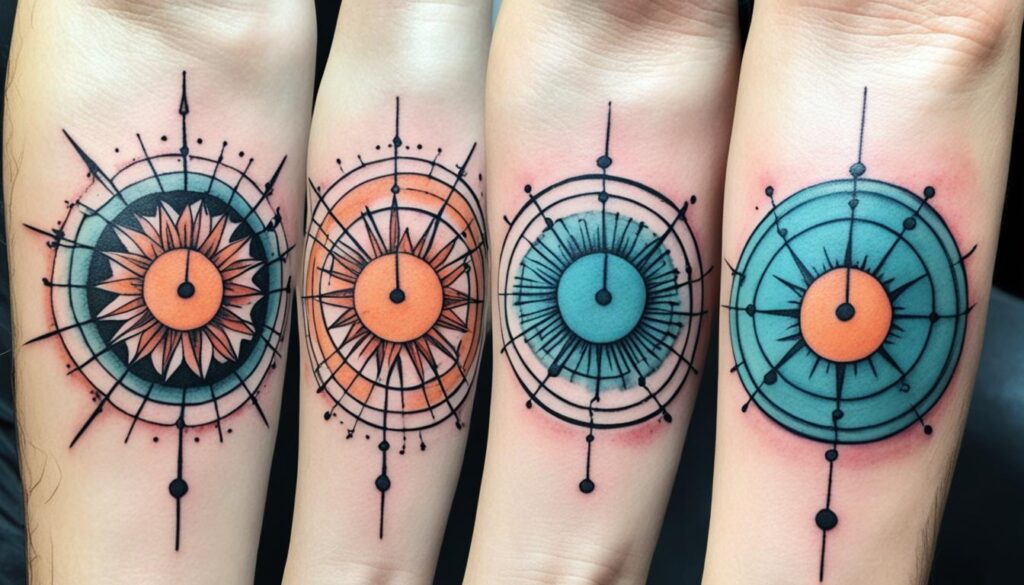 symboliek van 3 puntjes tattoo